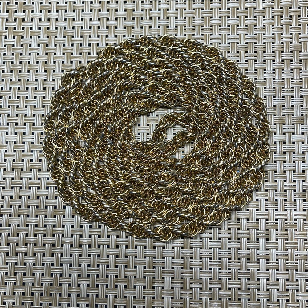 Vintage Monet Gold Chain Necklace.